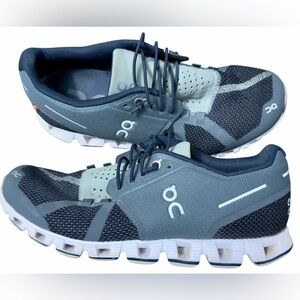 On Running Men's Black and Gray Athletic Shoes